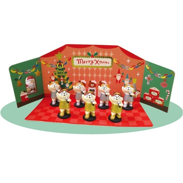 コンコンブル　クリスマス会の背景カードクリスマスイメージ１