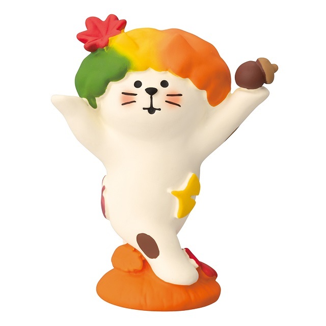 concombre（コンコンブル）みのりの秋 どんぐり山 紅葉おどり猫