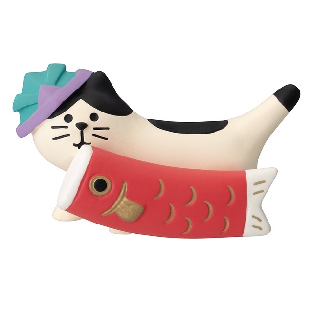 concombre（コンコンブル）五月飾り 五月のゆかいな仲間たち 鯉運び