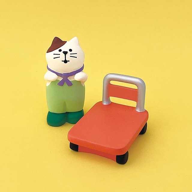 concombre（コンコンブル）Hello Spring 畑仕事猫と台車セット
