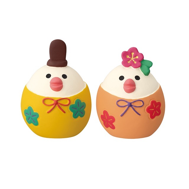 concombre（コンコンブル）桜うららかひなまつり ふっくら文鳥雛