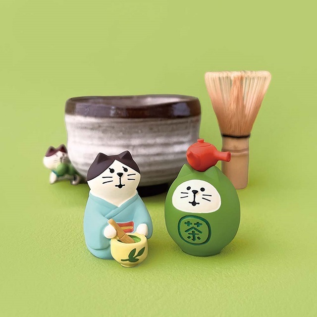 【ちゃこ】150日分まとめ売り concombre（コンコンブル）福茶園 抹茶ラテ猫・いっぷくわんこ