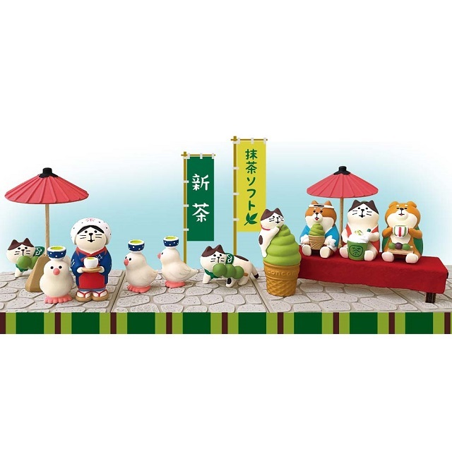 ちゃる❤︎₍ᐢ..ᐢ₎様 DECOLE ちびねこ(抹茶ソフト) お茶でいっぷく福茶園 デコレ