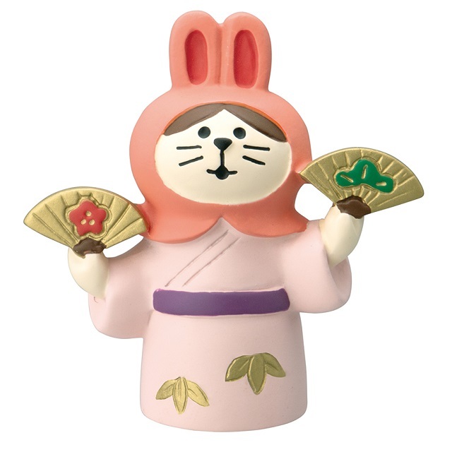 concombre（コンコンブル）2023福兎 ねこずきん 舞踊うさぎ