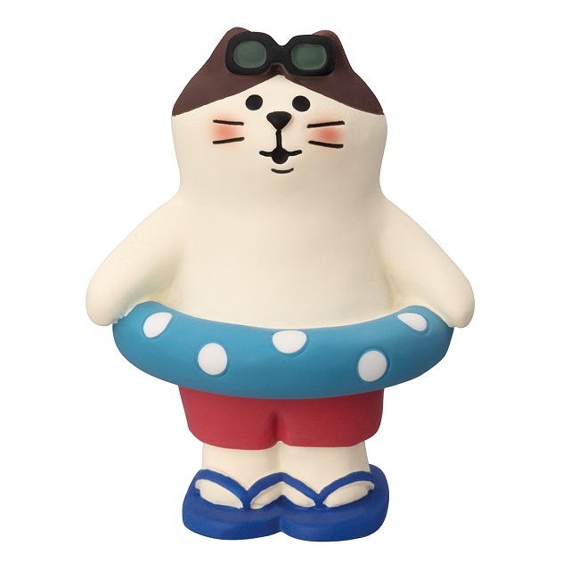 concombre（コンコンブル）コンコン島 ぽっちゃりうきわ猫