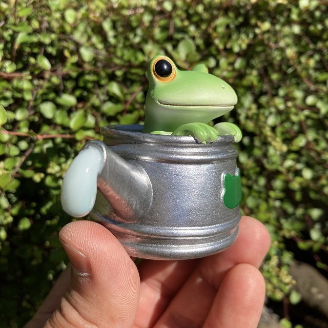 Copeau（コポー）ミドル ブリキじょうろからカエル