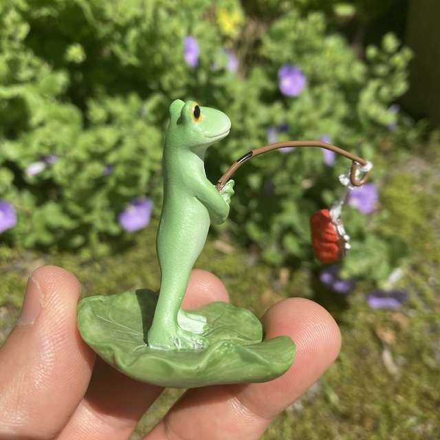 コポー財布を釣り上げたコポタロウ３