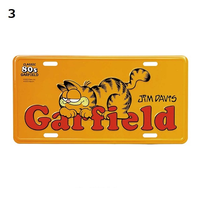 メール便可」GARFIELD CMプレート