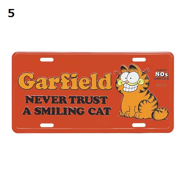 メール便可」GARFIELD CMプレート