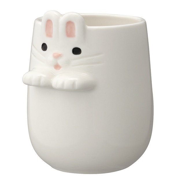 そっとそえ手湯呑 うさぎ