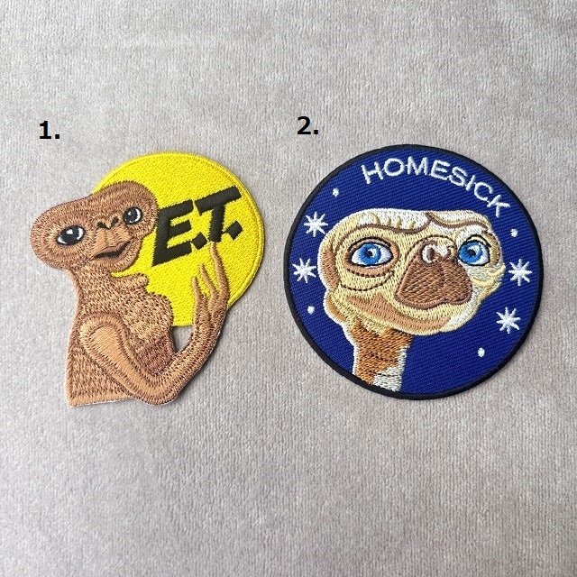 メール便可」E.T. ワッペン