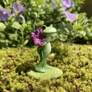 ✿美品✿ コポー コポタロウ 春 スプリング 菜の花 シロツメクサ 花 蝶