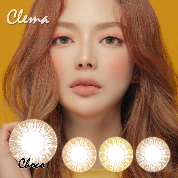 バービーアイ<度あり度なし>Clema(クレマ)チョコ14.0mm 1年使用2枚
