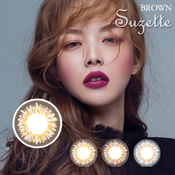 【度あり度なし】バービーアイ シュゼット(Suzette)ブラウン1年・2枚入DIA:15.0mm激安カラコン