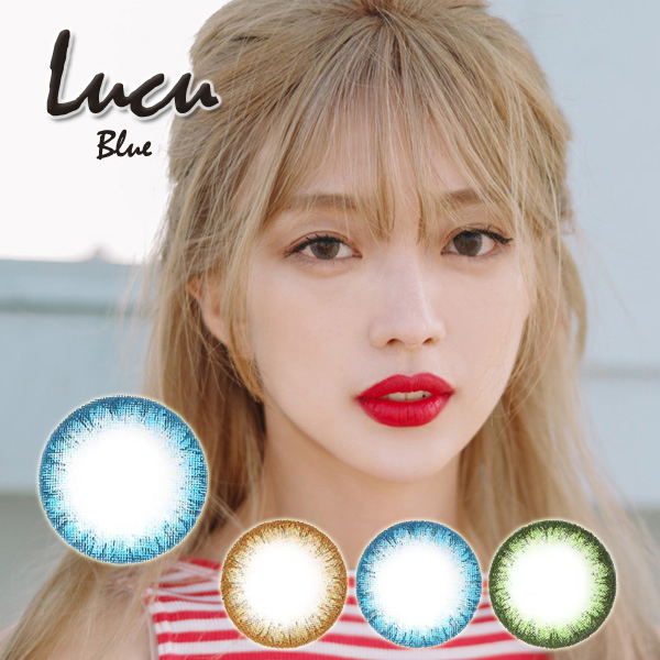 【度あり度なし】バービーアイ ルチュ(Lucu)ブルー1年・2枚入DIA:14.0mm激安カラコン