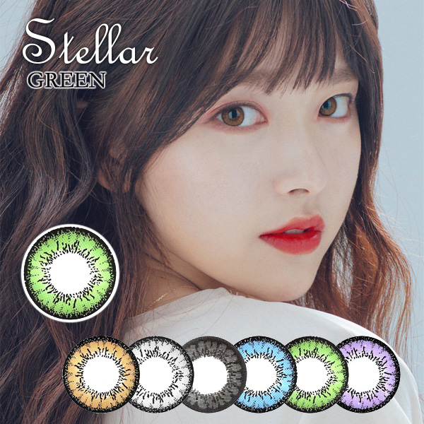 【度あり度なし】バービーアイ ステラ(Stella)グリーン1年・2枚入DIA:14.2mm激安カラコン