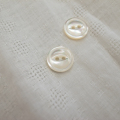【丸型(シンプルデザイン キャッツアイ)】高瀬貝ボタン#bt038 13mm