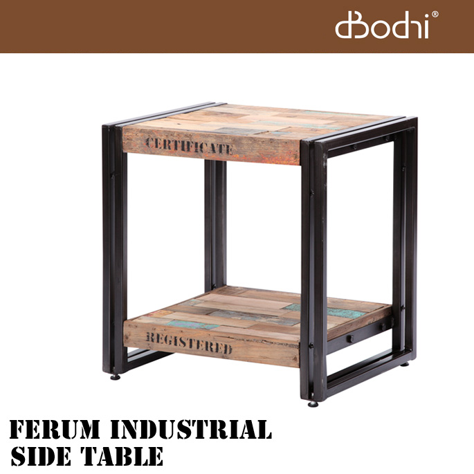 フェルム インダストリアルサイドテーブル FERUM INDUSTRIAL SIDE TABLE 111001 センターテーブル ディーボディ d-Bodhi