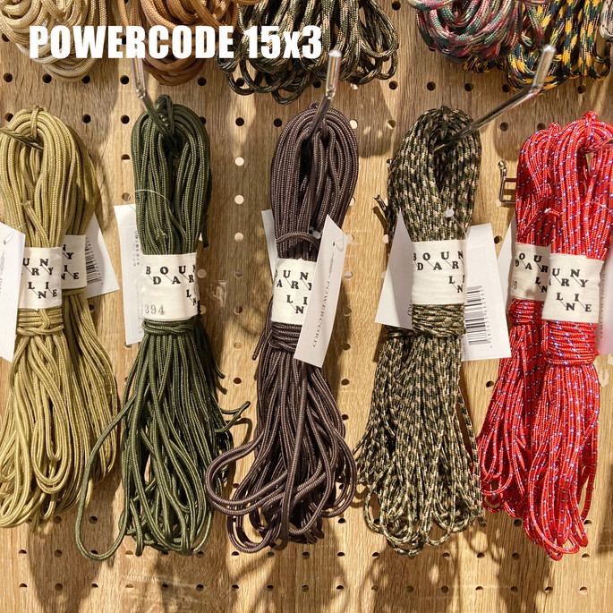 コード エフィム efim パワーコード 15×3ミリ power cord 15m×3mm PO-315 ひも パラコード アクセサリー