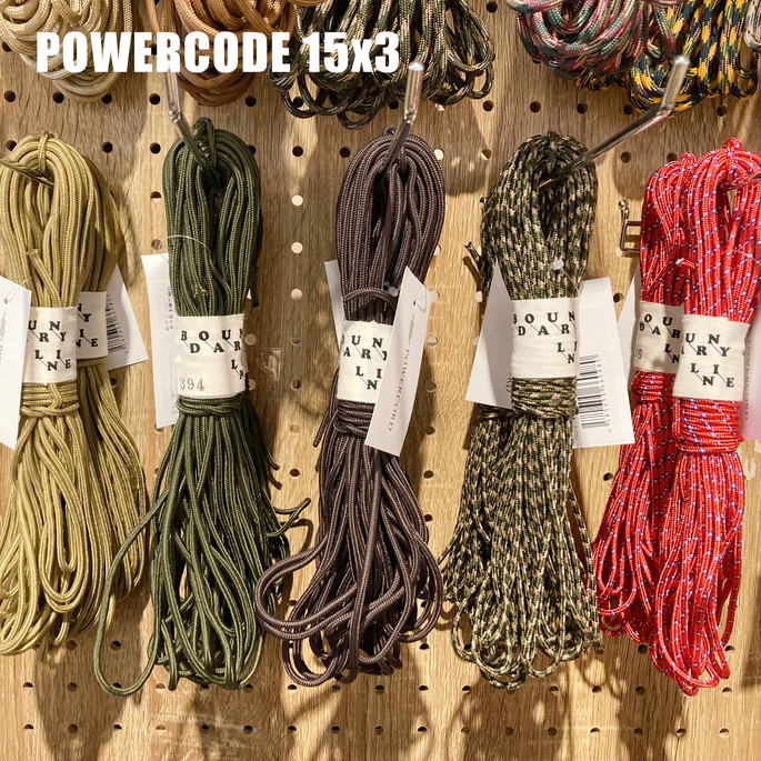 コード エフィム efim パワーコード 15×3ミリ power cord 15m×3mm PO-315 ひも パラコード アクセサリー 