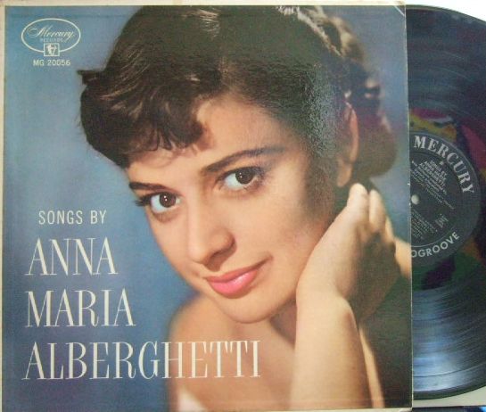 【米Mercury mono】Anna Maria Alberghetti/Songs by Anna Maria Alberghetti