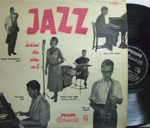 【蘭Philips mono】Rita Reys, Tony Vos, Wessel Ilcken, etc/Jazz Behind The Dikes no.2