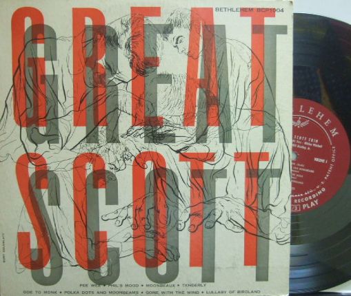 【米Bethlehem 10' mono】Bobby Scott Trio/Great Scott