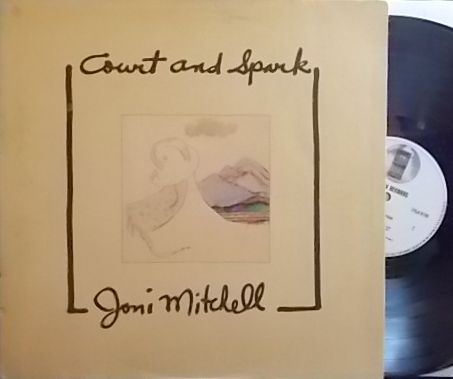 【英Asylum】Joni Mitchell/Court and Spark （グラモフォン・リム）