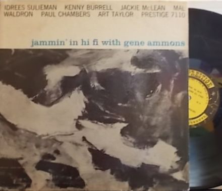 【米Prestige NYC mono】Gene Ammons/Jammin' In Hi Fi (Jackie McLean, Kenny Burrell, Mal Waldron, etc)