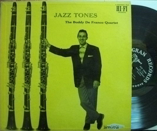 【米Norgran mono】Buddy De Franco/Jazz Tones (Sonny Clark, Kenny Drew, Art Blakey, etc)