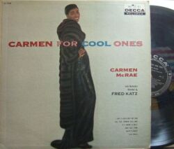 【米Decca mono】Carmen McRae/For Cool Ones (Buddy Collette, Pete Candoli, etc)