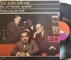 【米Atlantic mono】Art Farmer/Live At The Half-Note (Jim Hall, Steve Swallow, Walter Perkins)