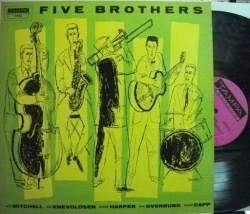 【米Tampa mono】Red Mitchell, Herbie Harper, Bob Enevoldsen, etc/Five Brothers
