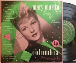 【米Columbia 10' mono】Mary Martin/Sings For You