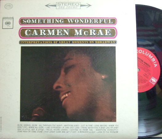 【米Columbia】Carmen McRae/Something Wonderful