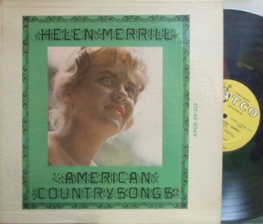 【米Atco mono】Helen Merrill/American Country Songs