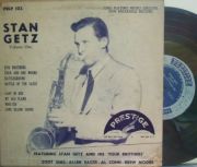 【米Prestige 10' mono】Stan Getz/Volume One (Zoot Sims, Allen Eager, Al Cohn, Brew Moore, Al Haig, etc)
