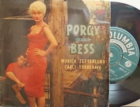 【スウェーデンColumbia 7'EP mono】Monica Zutterlund, Carli Tornehave/Porgy And Bess