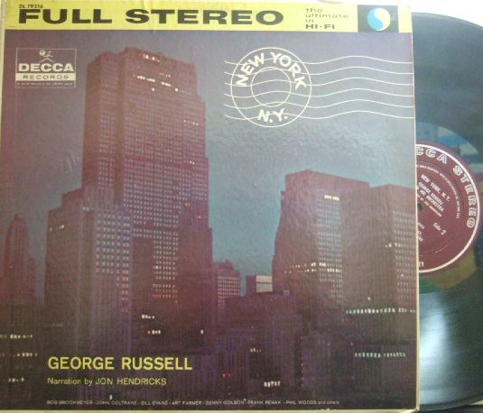 【米Decca】George Russell/New York, NY (Bill Evans, John Coltrane, Art Farmer, etc)