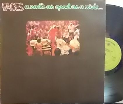 【英Warner Bros】Faces/A Nod's As Good As A Wink to a Blind Horse（グリーン・レーベル) マト１