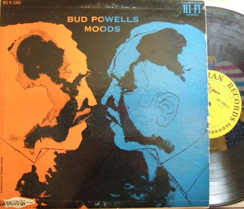 【米Norgran mono】Bud Powell/Bud Powell's Moods