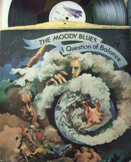 【英Threschold】Moody Blues/Question of Balance (レア　変形ジャケット)