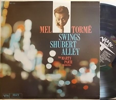 【米Verve mono】Mel Torme/Swings Shubert Alley (Marty Paich Orchestra with Art Pepper, etc)