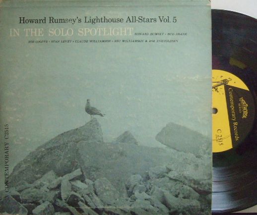 【米Contemporary 10' mono】Howard Rumsey's Lighthouse All-Stars vol.5/In The Solo Spotlight (Bud Shank, Bob Gordon, etc)