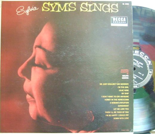 【米Decca mono】Sylvia Syms/Sylvia Syms Sings