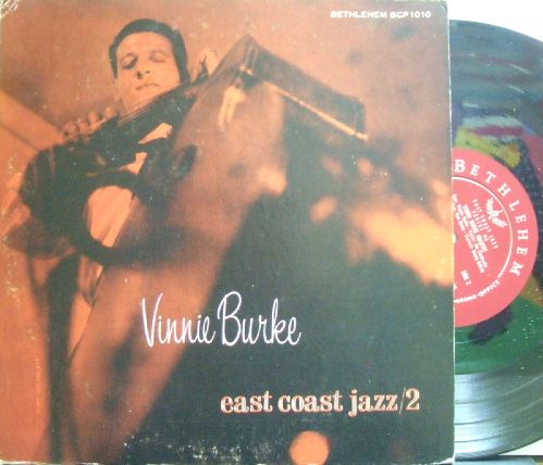 【米Bethlehem 10' mono】Vinnie Burke Quartet/Same (East Coast Jazz vol.2)