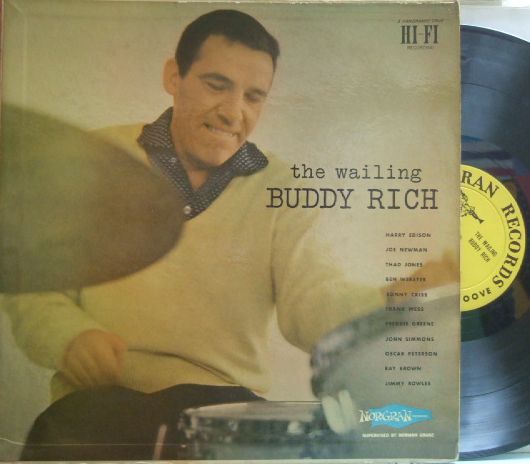 【米Norgran mono】Buddy Rich/The Wailing (Thad Jones, Ben Webster, Sonny Criss, etc)