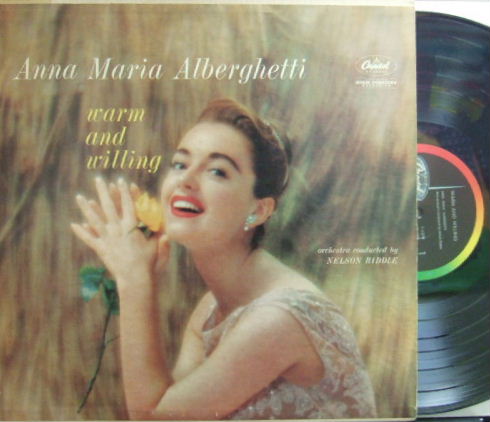 【米Capitol mono】Anna Maria Alberghetti/Warm And Willing