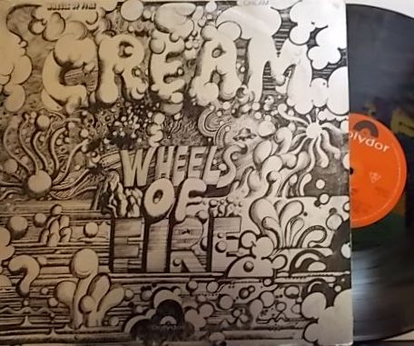 【英Polydor mono】Cream/Wheels of Fire (In The Studio)