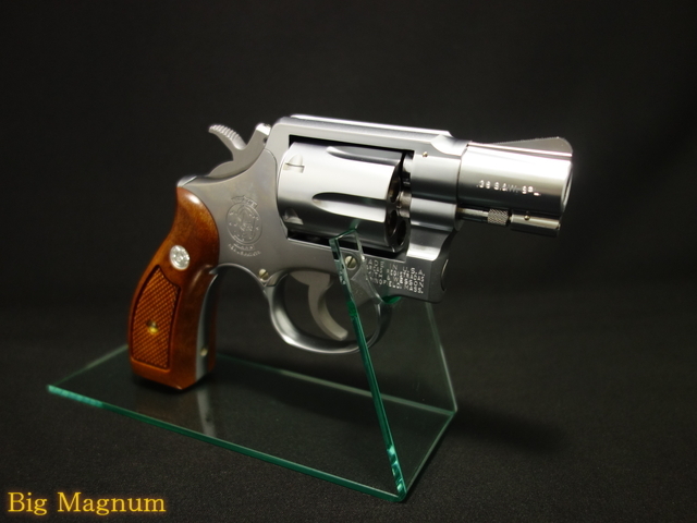 M64 2inch ラウンドバット ステンレスフィニッシュ Ver3 モデルガン